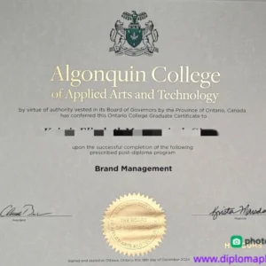 加拿大亚岗昆学院毕业证书Algonquin College照片