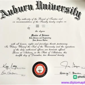 美国奥本大学毕业证书Auburn University照片