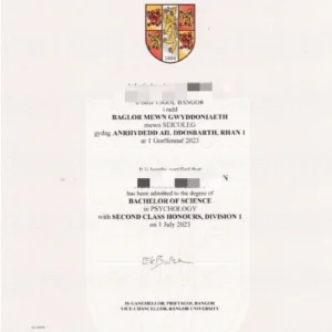 英国班戈大学毕业证书Bangor University照片