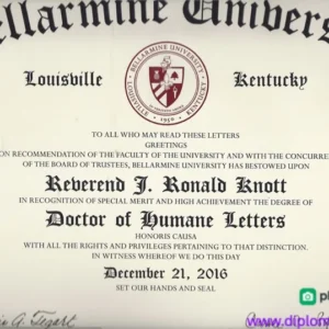 美国贝拉明大学毕业证书Bellarmine University照片