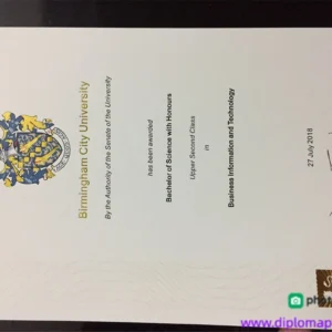 英国伯明翰城市大学毕业证书Birmingham City University照片