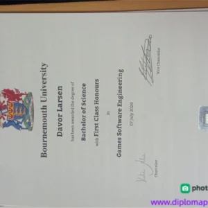 英国伯恩茅斯大学毕业证书Bournemouth University照片