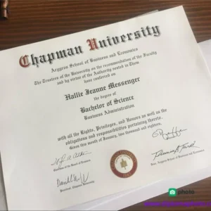 美国查普曼大学毕业证书Chapman University照片