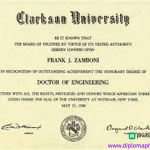 美国克拉克森大学毕业证书Clarkson University照片