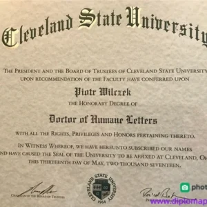 美国克利夫兰州立大学毕业证书Cleveland State University照片