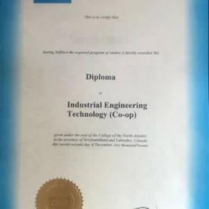 加拿大北大西洋学院毕业证书College of the North Atlantic照片