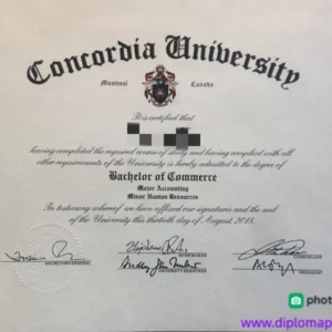 加拿大康考迪亚大学毕业证书Concordia University照片