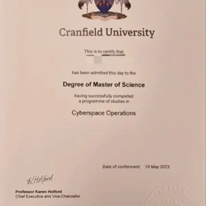 英国克兰菲尔德大学毕业证书Cranfield University照片