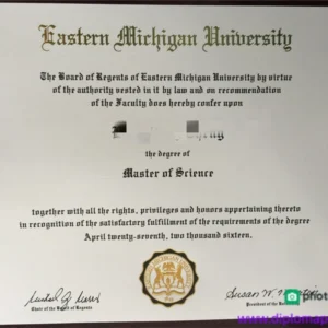 美国东密歇根大学毕业证书Eastern Michigan University照片