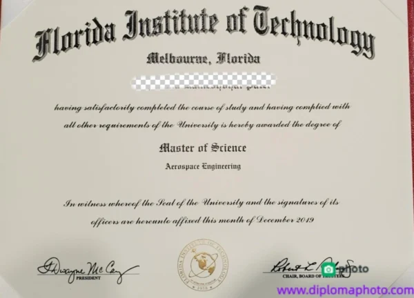 美国佛罗里达理工学院毕业证书Florida Institute of Technology照片