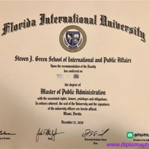 美国佛罗里达国际大学毕业证书Florida International University照片