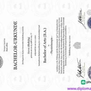 美国海德堡大学毕业证书Heidelberg University照片