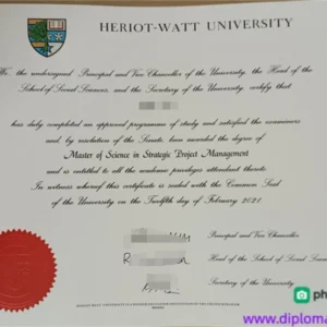 英国赫瑞瓦特大学毕业证书Heriot-Watt University United Kingdom照片