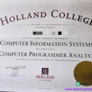 加拿大荷兰学院毕业证书Holland College照片