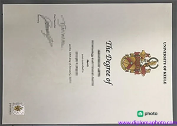 英国基尔大学毕业证书Keele University照片