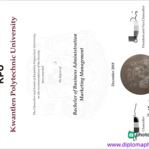 加拿大昆特兰理工大学毕业证书Kwantlen Polytechnic University照片