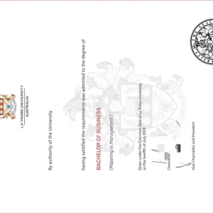澳洲拉筹伯大学毕业证书La Trobe University照片