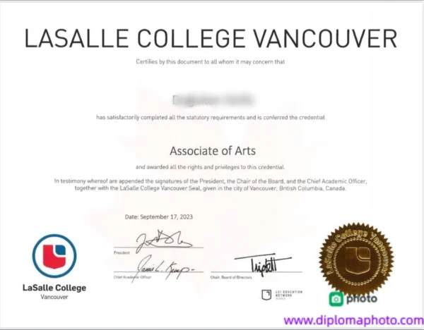加拿大勒诺克斯维尔学院毕业证书LaSalle College照片