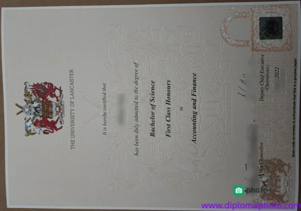 英国兰卡斯特大学毕业证书Lancaster University照片