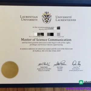 加拿大劳伦森大学毕业证书Laurentian University照片