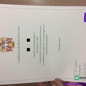 英国伦敦南岸大学毕业证书London South Bank University照片