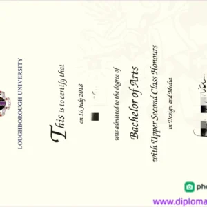 英国拉夫堡大学毕业证书Loughborough University照片