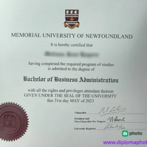 加拿大纽芬兰纪念大学毕业证书Memorial University of Newfoundland照片