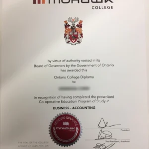 加拿大莫哈克学院毕业证书Mohawk College照片