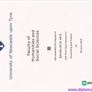 英国纽卡斯尔大学毕业证书Newcastle University Newcastle upon Tyne照片