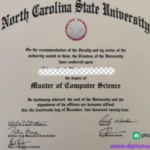 美国北卡罗莱纳州立大学毕业证书North Carolina State University照片