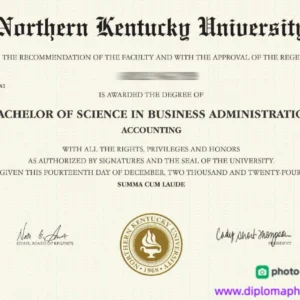 美国北肯塔基大学毕业证书Northern Kentucky University照片