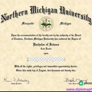 美国北密歇根大学毕业证书Northern Michigan University照片