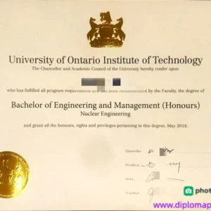 加拿大安大略理工大学毕业证书Ontario Tech University照片