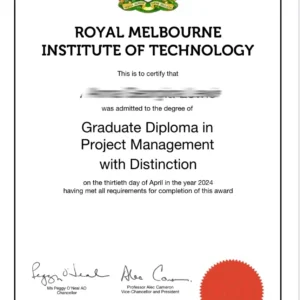 澳洲皇家墨尔本理工大学毕业证书RMIT University照片