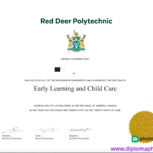 加拿大红鹿学院毕业证书Red Deer College照片