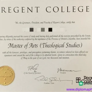 加拿大维真学院毕业证书Regent College照片