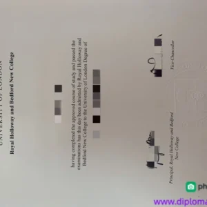 英国伦敦大学皇家霍洛威学院毕业证书Royal Holloway - University of London照片