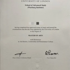 英国伦敦大学高等研究院毕业证书School of Advanced Study University of London照片