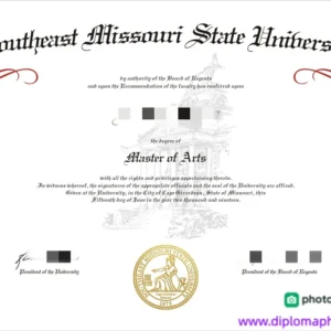美国东南密苏里州立大学毕业证书Southeast Missouri State University照片