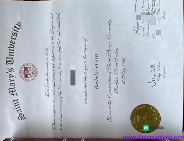 加拿大圣玛丽大学毕业证书St.Mary's University照片