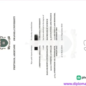 英国斯旺西大学毕业证书Swansea University照片
