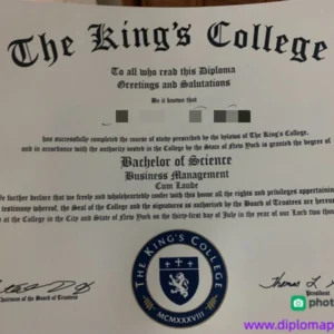 加拿大国王大学毕业证书The King's University照片