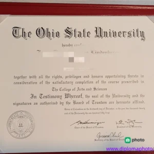 美国俄亥俄州立大学毕业证书The Ohio State University照片