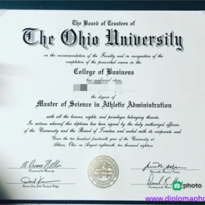 美国俄亥俄大学毕业证书The Ohio University照片