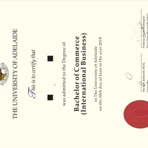 澳洲阿德莱德大学毕业证书The University of Adelaide照片