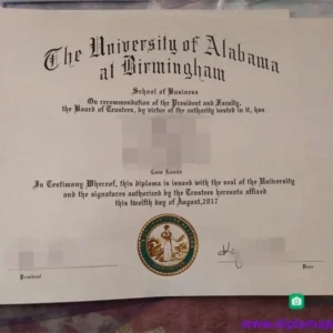 美国阿拉巴马大学毕业证书The University of Alabama照片