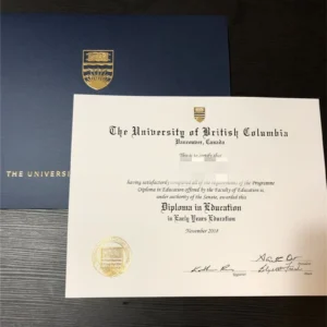 加拿大不列颠哥伦比亚大学毕业证书The University of British Columbia照片