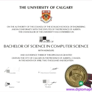 加拿大卡尔加里大学毕业证书The University of Calgary照片