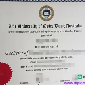 澳洲圣母大学毕业证书The University of Notre Dame Australia照片