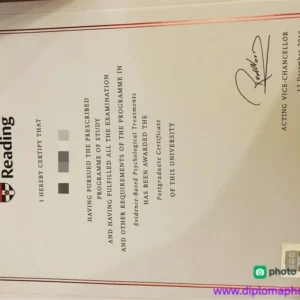 英国雷丁大学毕业证书The University of Reading照片